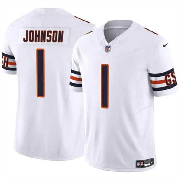 Men & Women & Youth Chicago Bears #1 Jaylon Johnson White 2024 F.U.S.E. Vapor Stitched Jersey,We sell and wholesale Men & Women & Youth Chicago Bears #1 Jaylon Johnson White 2024 F.U.S.E. Vapor Stitched Jersey on line form chian!